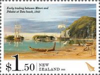 Trade between Maori and Paheka, 1843