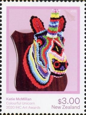 Colourful Unicorn by Katie McMillan