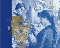 Royal Doulton souvenir sheet