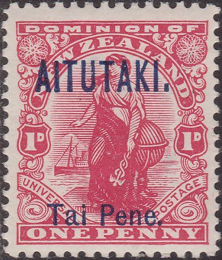 Zealandia 1d (Overprinted "OFFICIAL.")