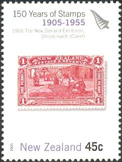1906 New Zealand Exhibition - Coil Issue