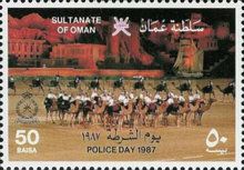 Camel Corps in parade