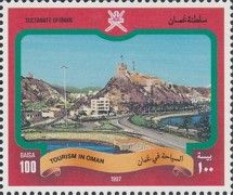 Highway, coastline and castle on hilltop