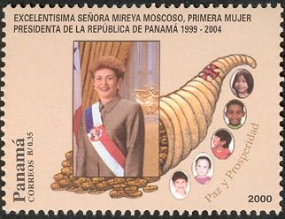 President Mireya Moscoso