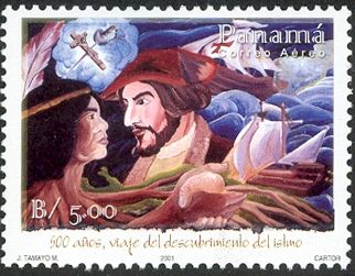 R. de Bastidas meets Natives