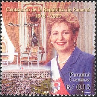 Mireya Moscoso, actual president