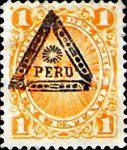 Definitives with triangle overprint