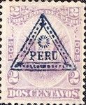Definitives with triangle and UPU overprint
