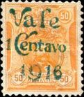 Admiral Miguel L. Grau - 1c over 50c yellow