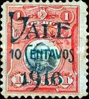 Col. Francisco Bolognes - 10c over 1s red and black