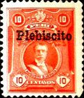 Augusto B. Leguia - overprint