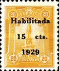 Jose Olaya Monument - overprint
