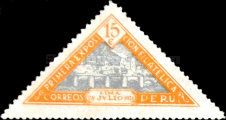 Old Stone Bridge in Lima, First philatelic exhibition - Lima