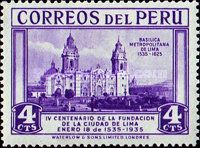 Cathedral of Lima, built in 1535-1625