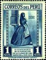 Woman from Lima with veil