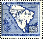 Map of South America and Amazon