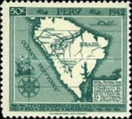 Map of South America and Amazon