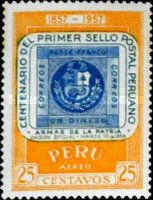 1d Stamp Of 1860