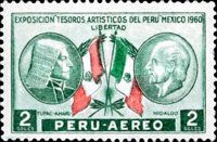 Flags, Tupac Amaru and Miguel Hidalgo y Costilla
