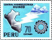 Map of Peru, Mountains and Turbine