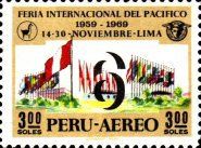 Number 6 surrounded by Flags