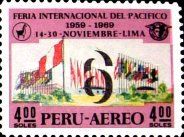 Number 6 surrounded by Flags