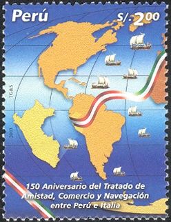 Friendship, Trade and Navigation: Italy and Peru