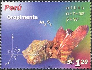 Minerals of Peru - Orpiment