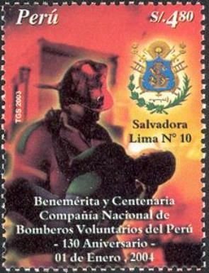 Firefighter carrying a Victim, Emblem