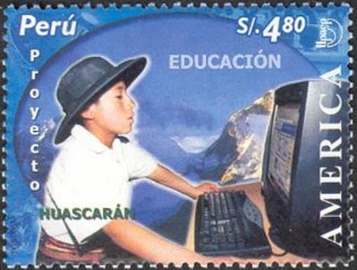 Child using Computer