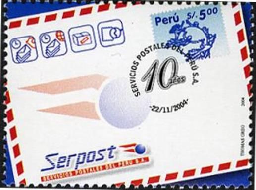 Envelope with logo