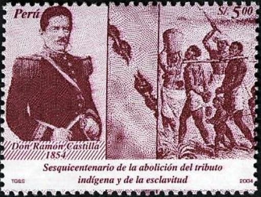 Ramón Castilla, Slaves