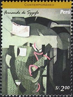 Painting by Fernando de Szyszlo