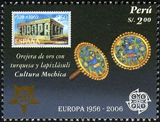 Earrings, Mochica culture