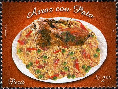 Duck with rice