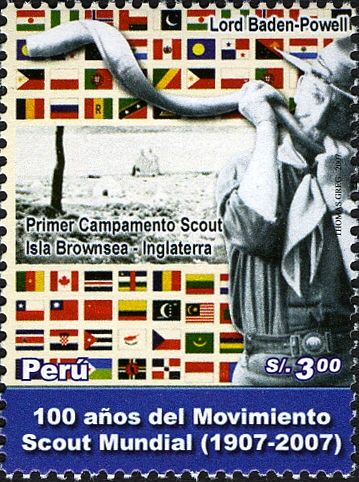 Lord Baden Powell, Flags