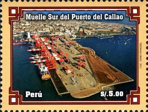 South Pier of the Harbour of Callao