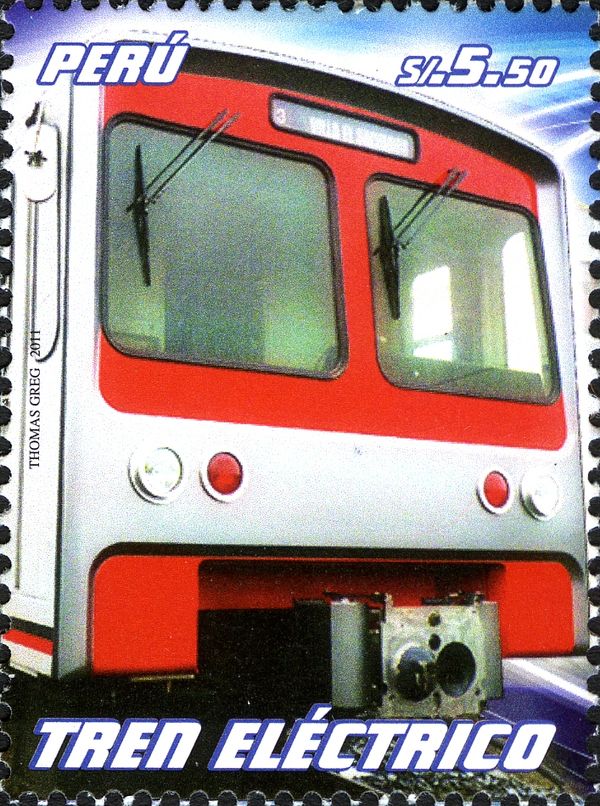 Electric Train Transportation - Lima Subway