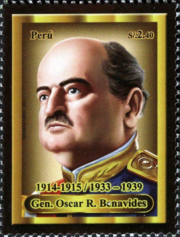 Field Marshal Óscar R. Benavides (1876-1945)