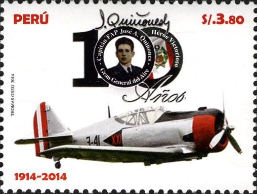 Capitain José Abelardo Quińones of the Peruvian Air Force