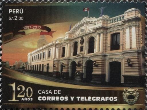Central Post Office building in Lima