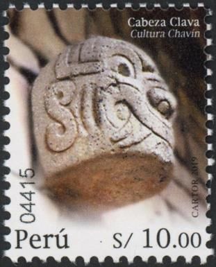 Head Sculpture, Chavin