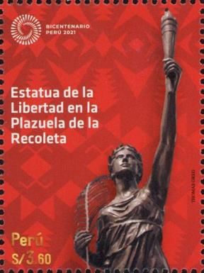 Statue of Liberty, Plaza Francia, Lima