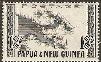 Map of Papua and New Guinea