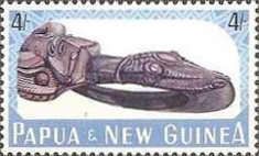 Crocodile head, Sepik Region
