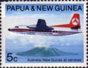 Fokker F 27 and Mt. Yule