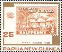 ½d stamp of New Guinea, 1925