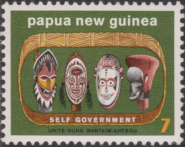 Native carved heads