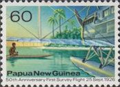 Float plane on water