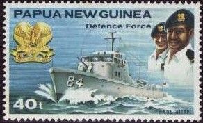 "Aitape" (patrol boat) and seamen